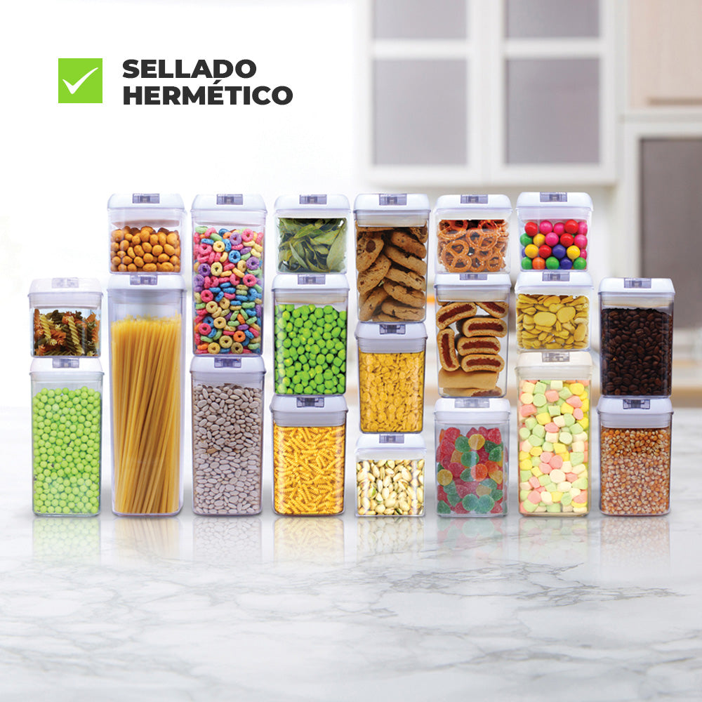 Contenedores herméticos Agbox Set de 20 pzas