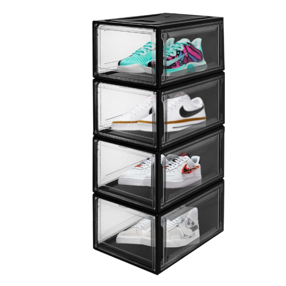 cajas transparentes para zapatos