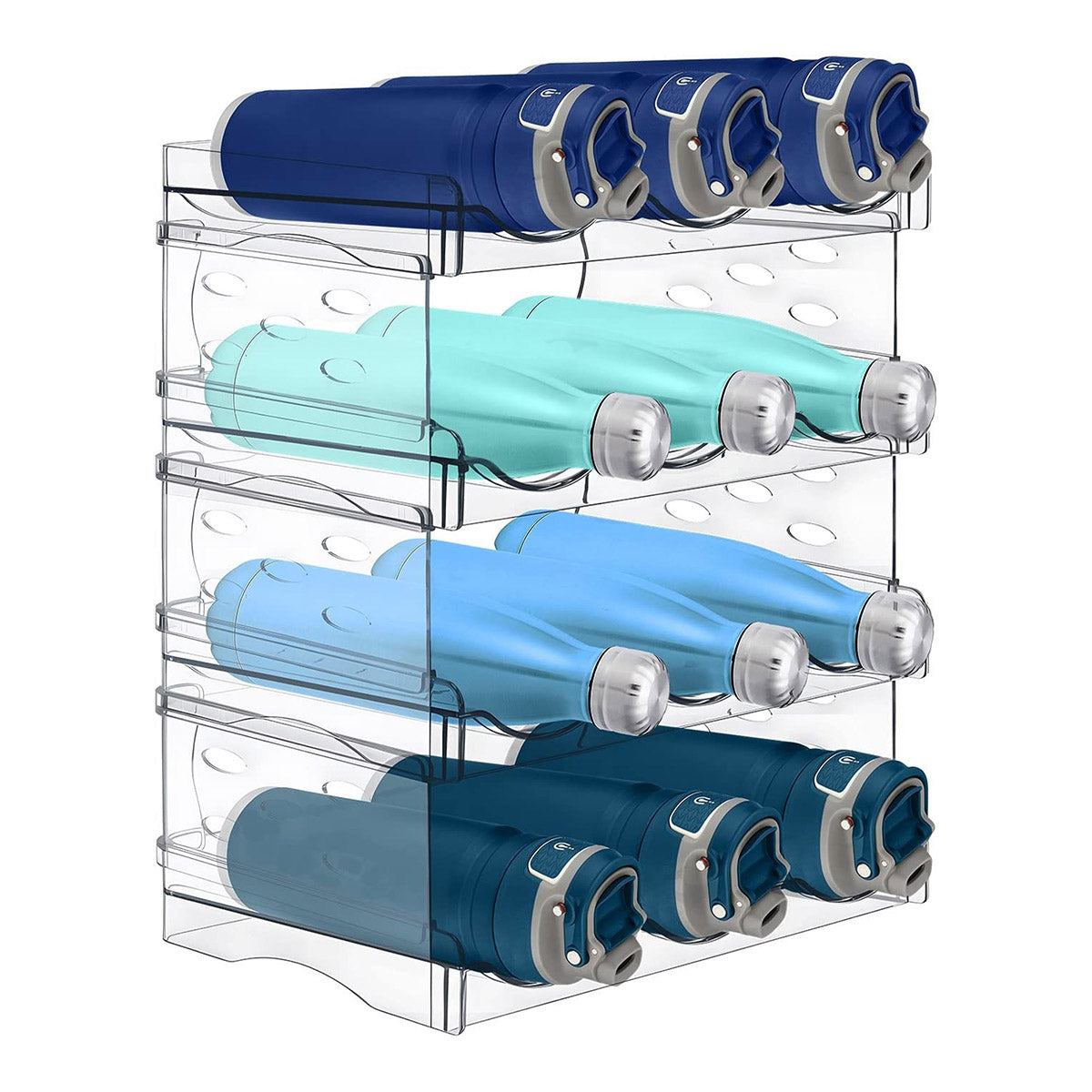 Organizador de botellas DEUS KITCHEN | 4 niveles, 12 compartimentos.