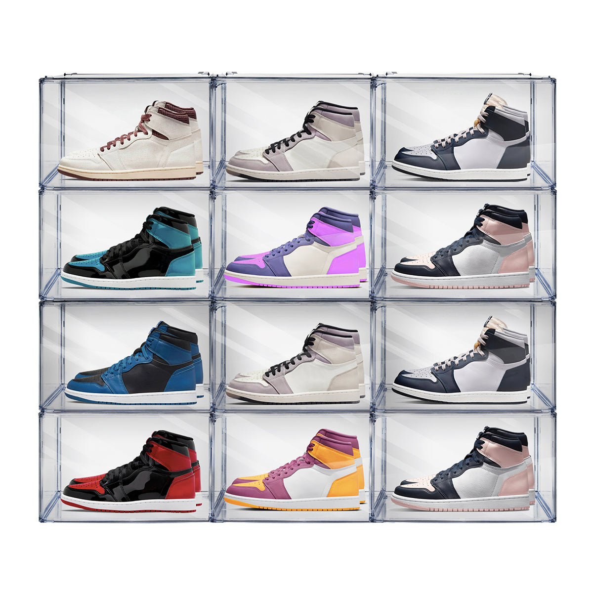 Sneakers Box  Premium Zapatera Payton Set 12 piezas.