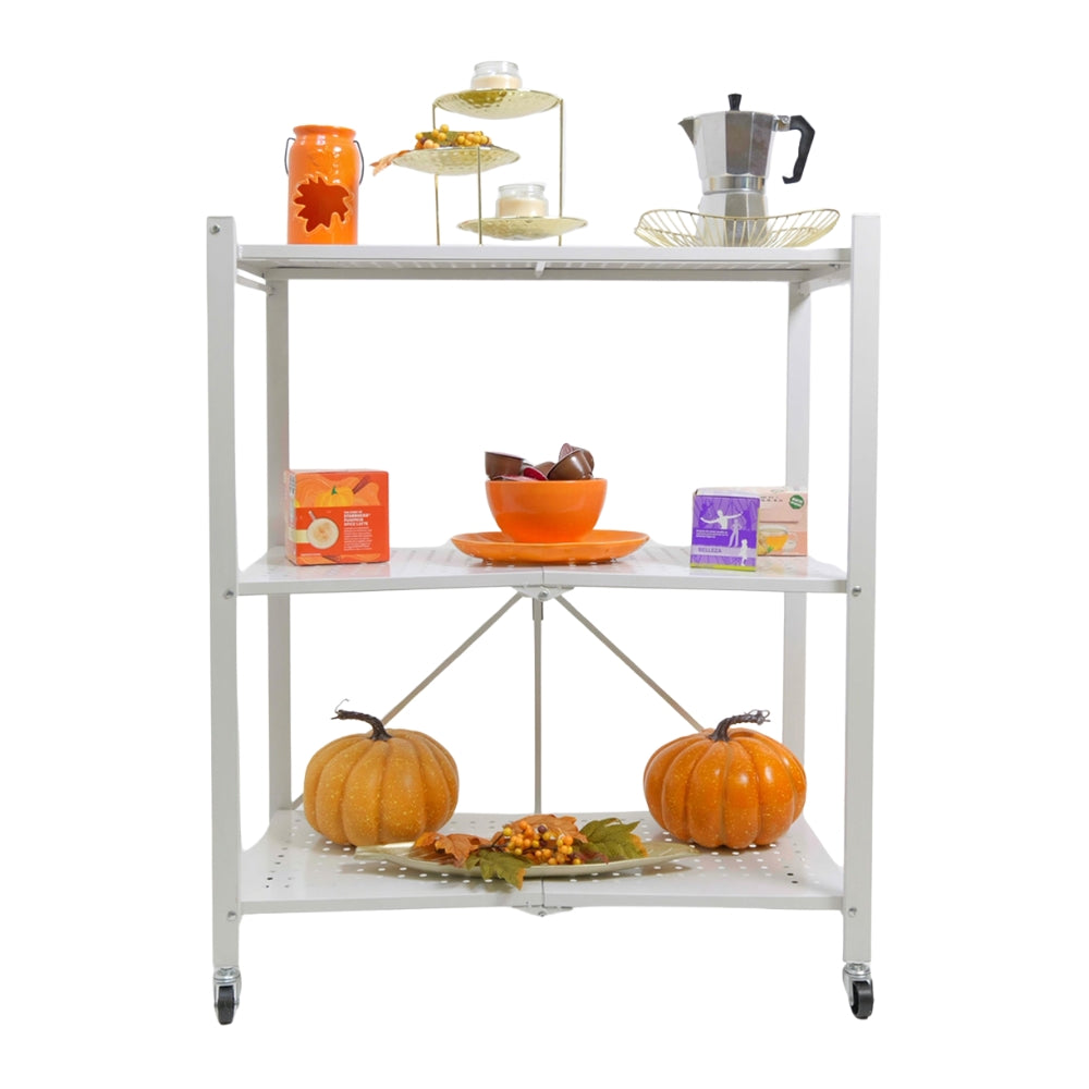 3 Tier Folding Storage Rack Shelf