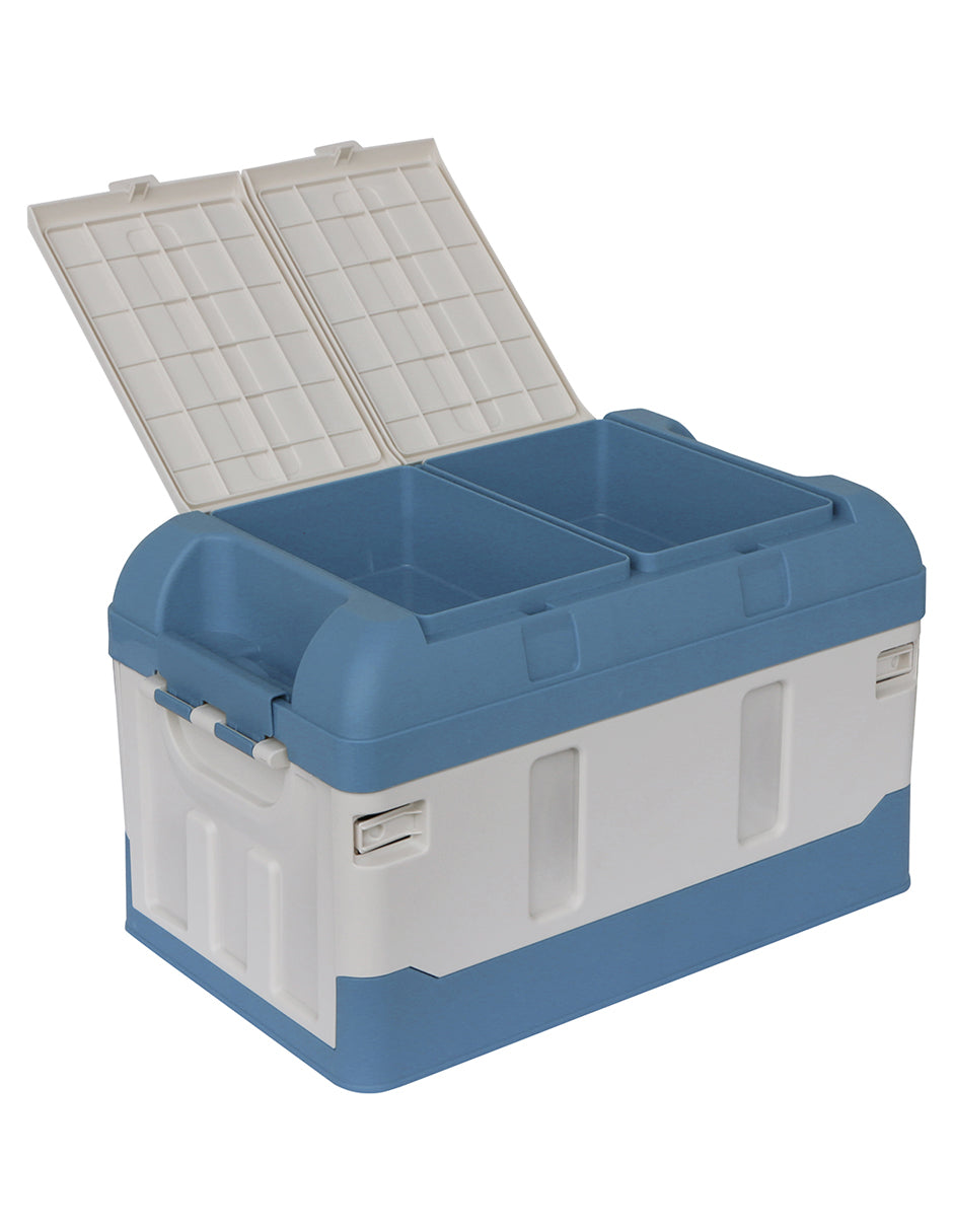 Folding Storage Box Organizer With Lid 41 Liters AGBOX