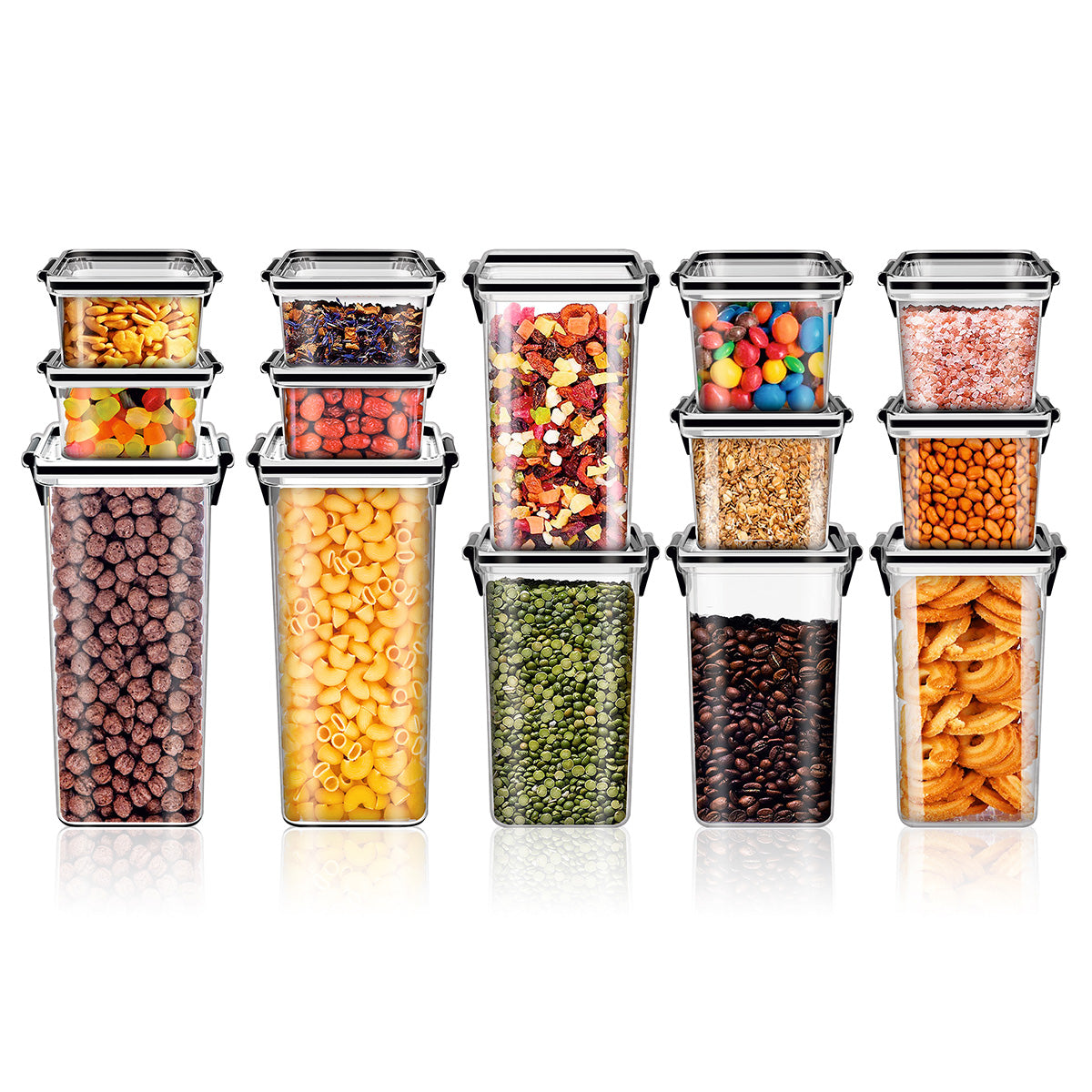 Set 14 pcs Airtight containers for food storage AGBOX 