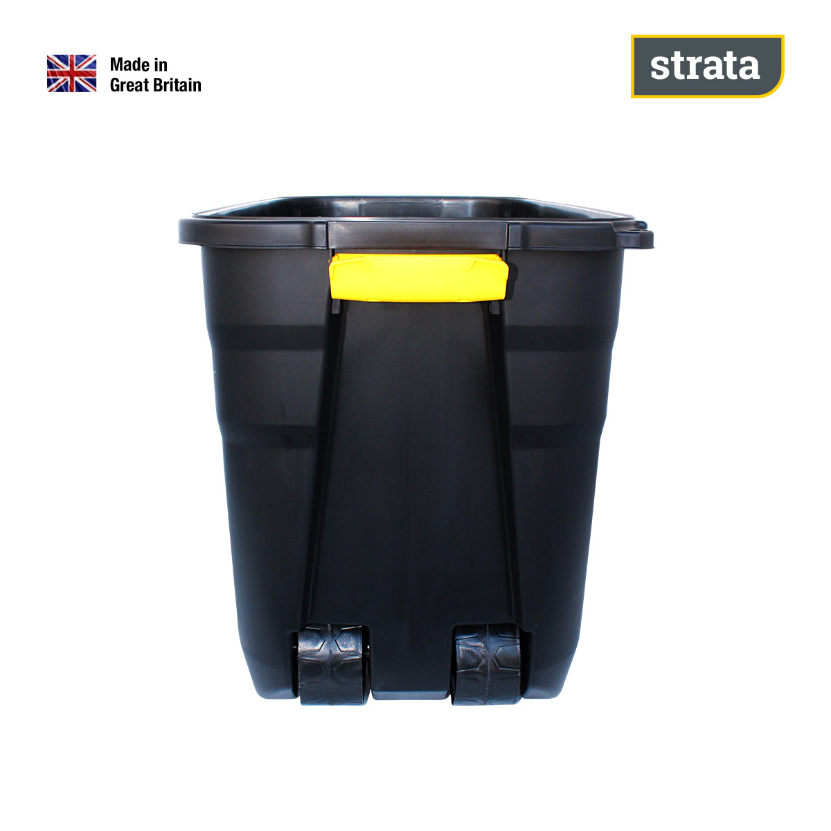 Caja de almacenamiento Negra 145  litros y 470 kilos de carga STRATA