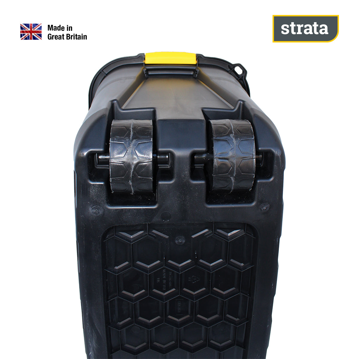 Caja de almacenamiento Negra 145  litros y 470 kilos de carga STRATA