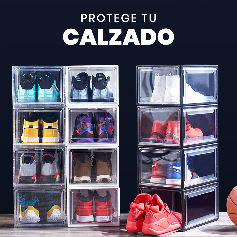 cajas de zapatos transparentes