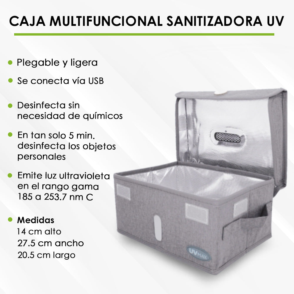 Caja Multifuncional Sanitizadora UV